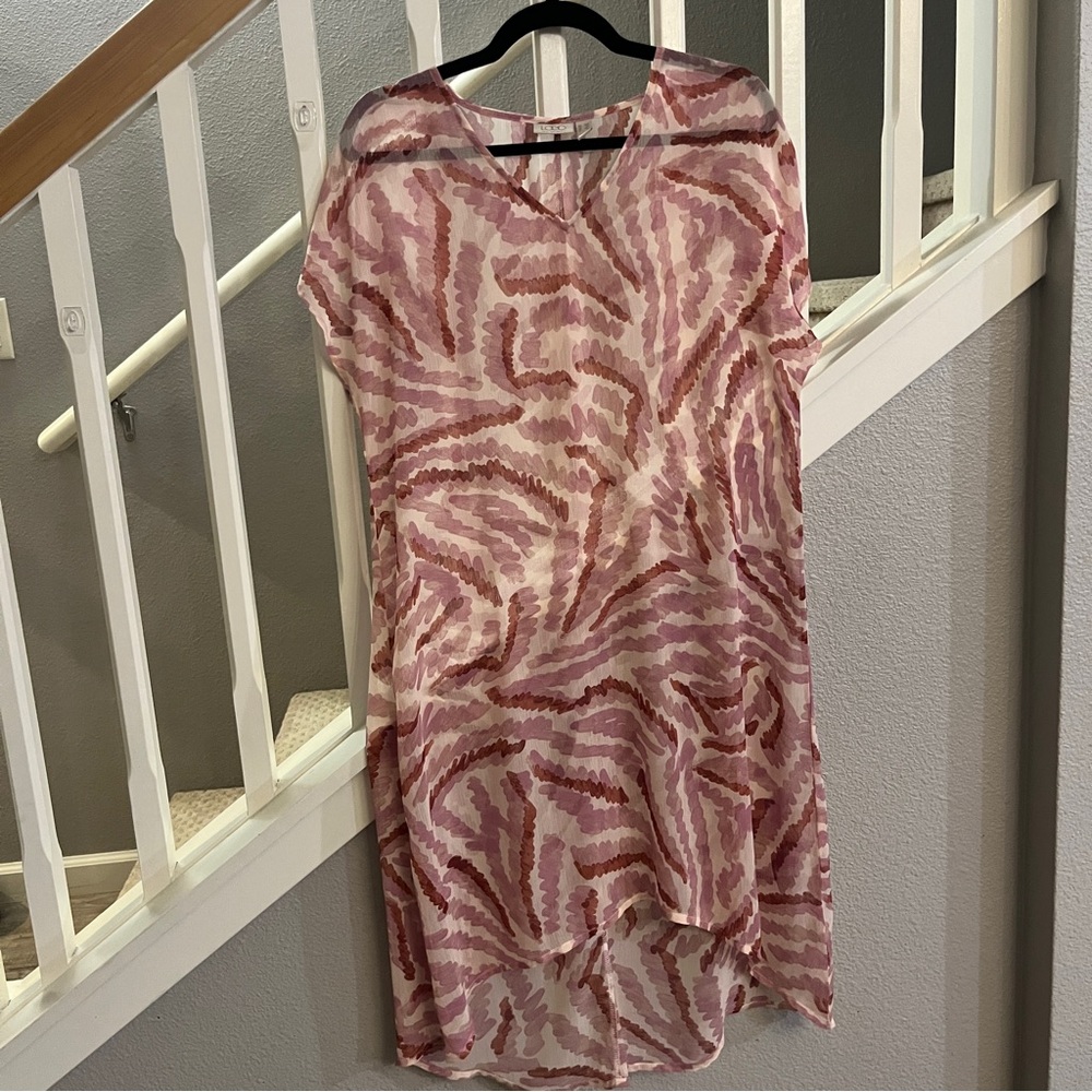 LOGO Lori Goldstein Cover Up Pink XSP